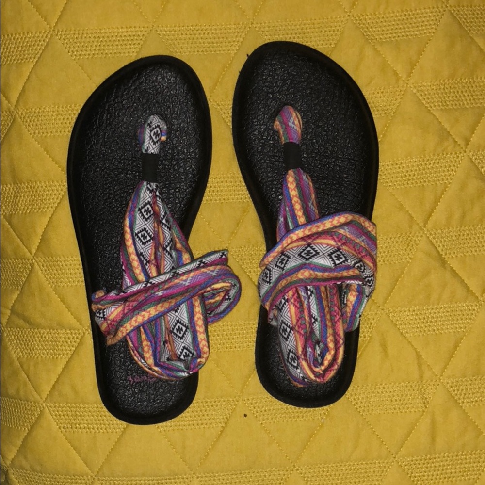 Sanuk “Yoga Sling” Sandal, Size 7